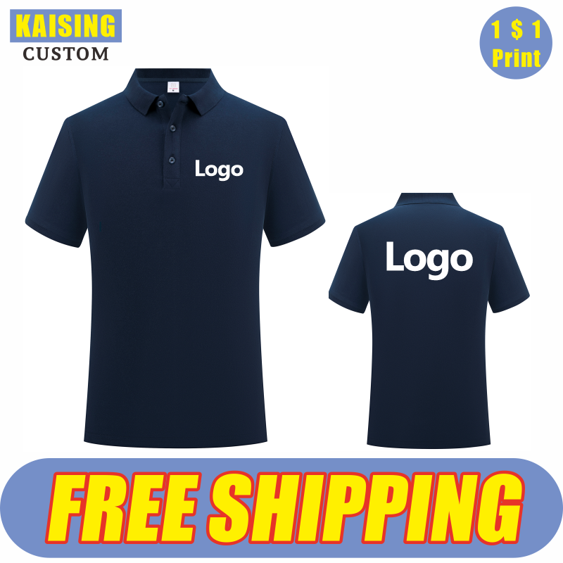 Embroidery Design Logo - KAISING คุณภาพสูงผ้าฝ้ายเสื้อโปโลพิมพ์โลโก้ที่กำหนดเองส่วนบุคคลเสื้อสตรีเย็บปักถักร้อยในช่วงฤดูร้อนสำหรับผู้ชายและผู้หญิงเสื้อผ้า S-4X