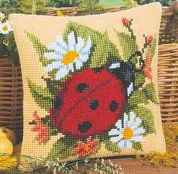 Embroidery Lady Bug - Ladybug 22-22 ชุดปักครอสติสสําหรับเย็บปักถักร้อย DIY Self Handmade