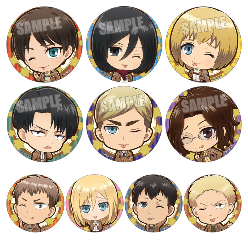 Embroidery Reddit - เข็มกลัด Attack on Titan ลายกัปตันลีวายส์ ฮิสตรา