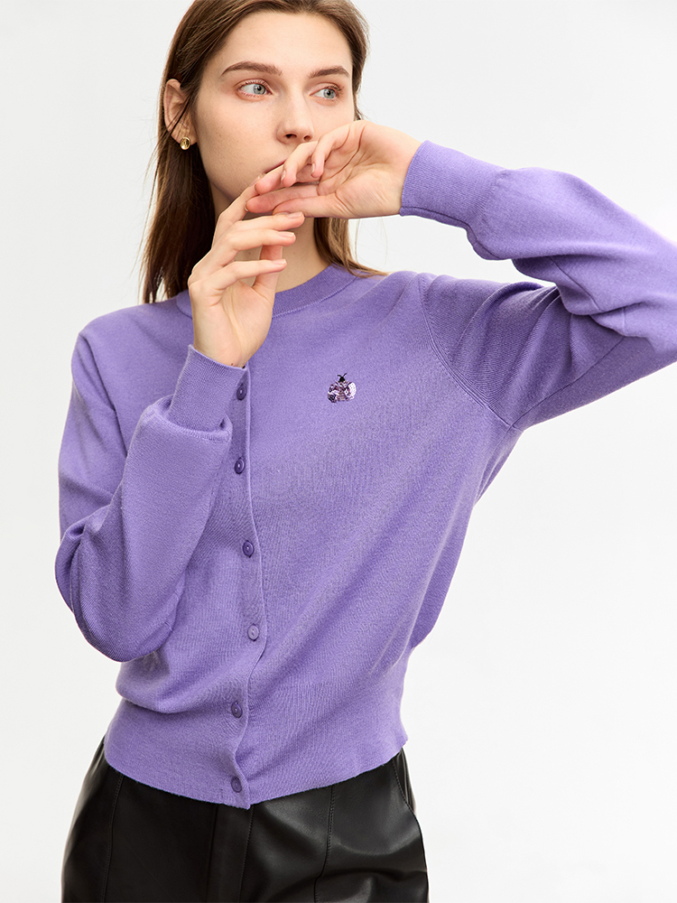 เสื้อสเวตเตอร์ขนสัตว์สไตล์มินิ - Embroidery Lady Bug บทวิจารณ์และราคา