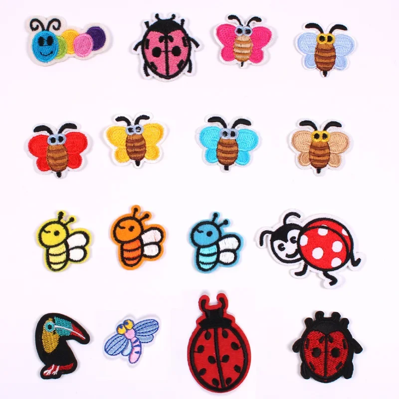 แพทช์ปักลายขนาดเล็ก 100 ชิ้น/ล - Embroidery Lady Bug บทวิจารณ์และราคา