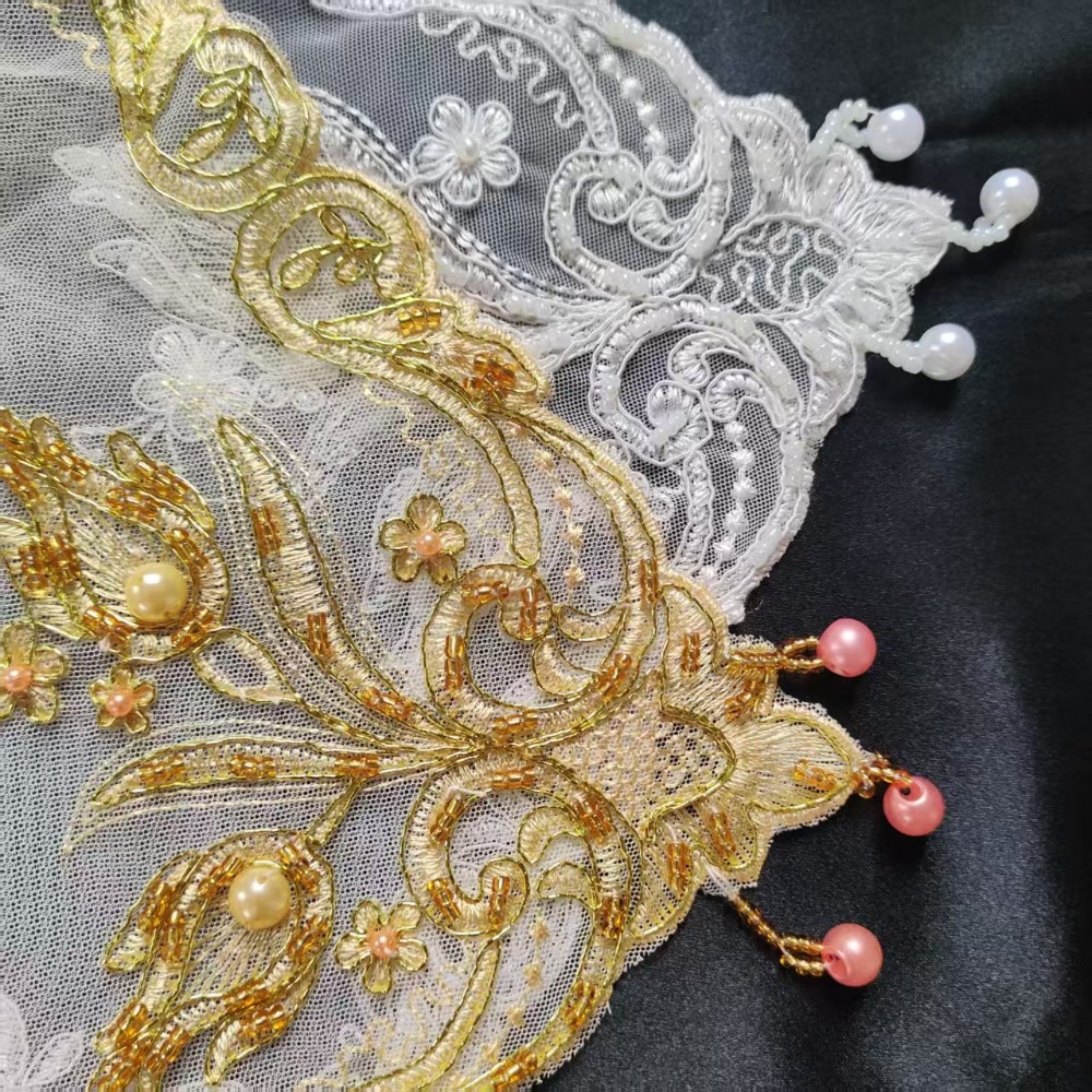 แผ่นรองจานปักลายกุหลาบทอง ขนาด - Embroidery Rose บทวิจารณ์และราคา