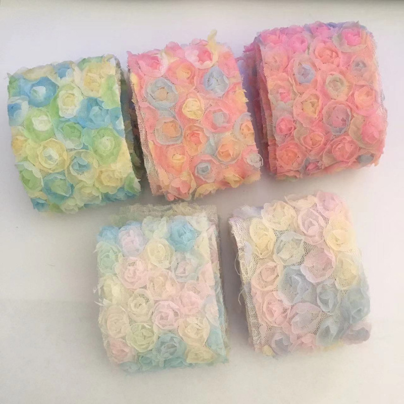 91 ซม. ดอกกุหลาบสามมิติ ปักลาย - Embroidery Rose บทวิจารณ์และราคา