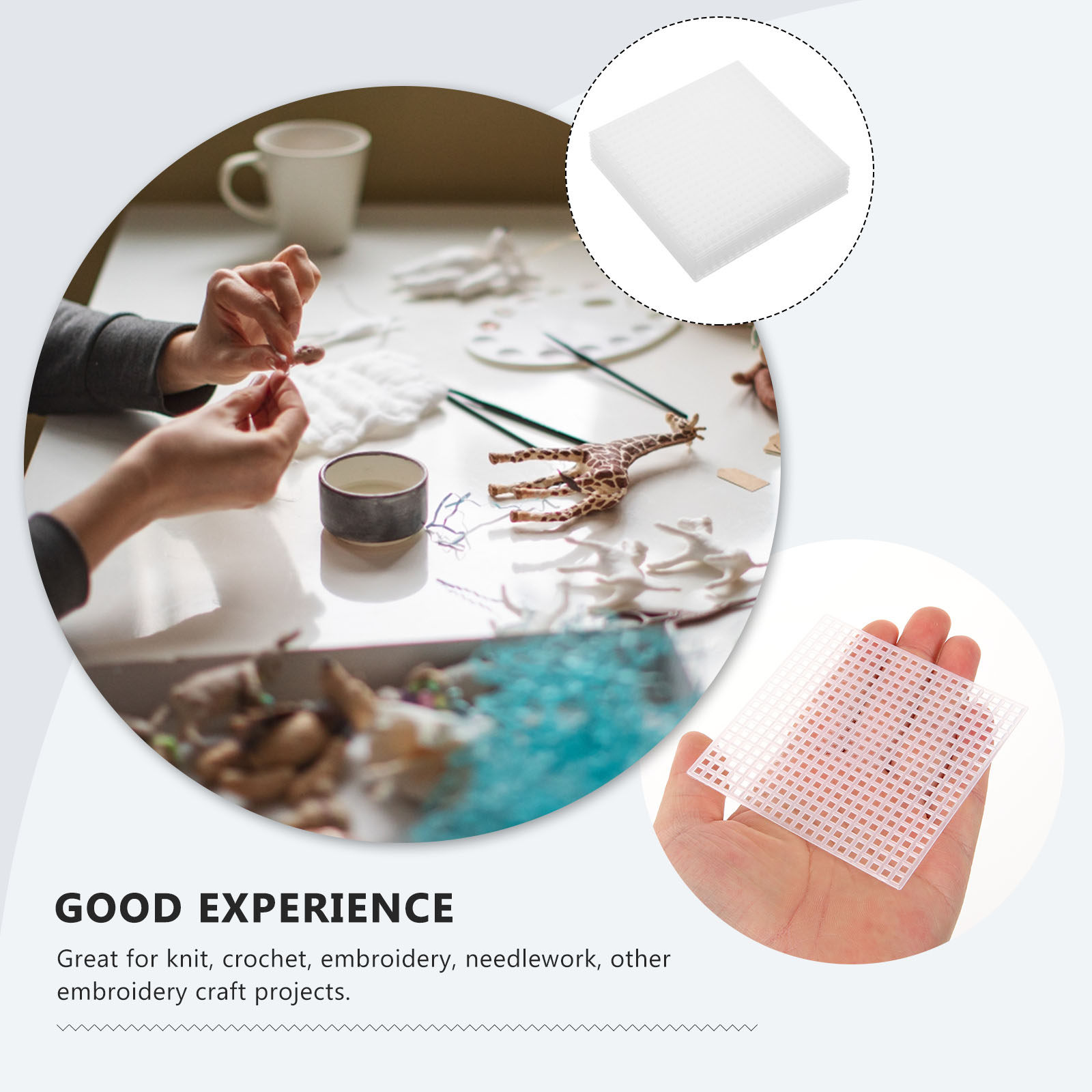 แผ่นตาข่ายพลาสติก 10 ชิ้น อเนก - Embroidery Bag บทวิจารณ์และราคา