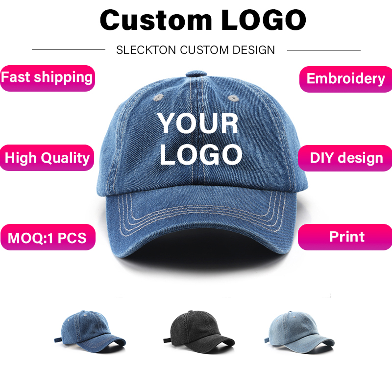 Sleckton หมวกเบสบอลปักโลโก้หมว - Embroidery Design Logo บทวิจารณ์และราคา