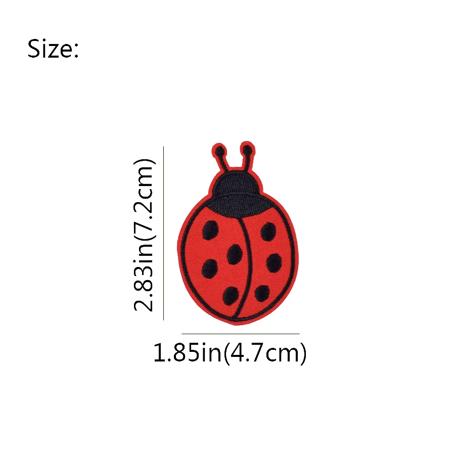 แพทช์สำหรับเสื้อผ้าเหล็กบนAppl - Embroidery Lady Bug บทวิจารณ์และราคา
