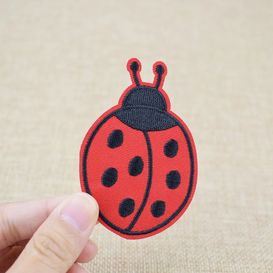 แพทช์สำหรับเสื้อผ้าเหล็กบนAppl - Embroidery Lady Bug บทวิจารณ์และราคา