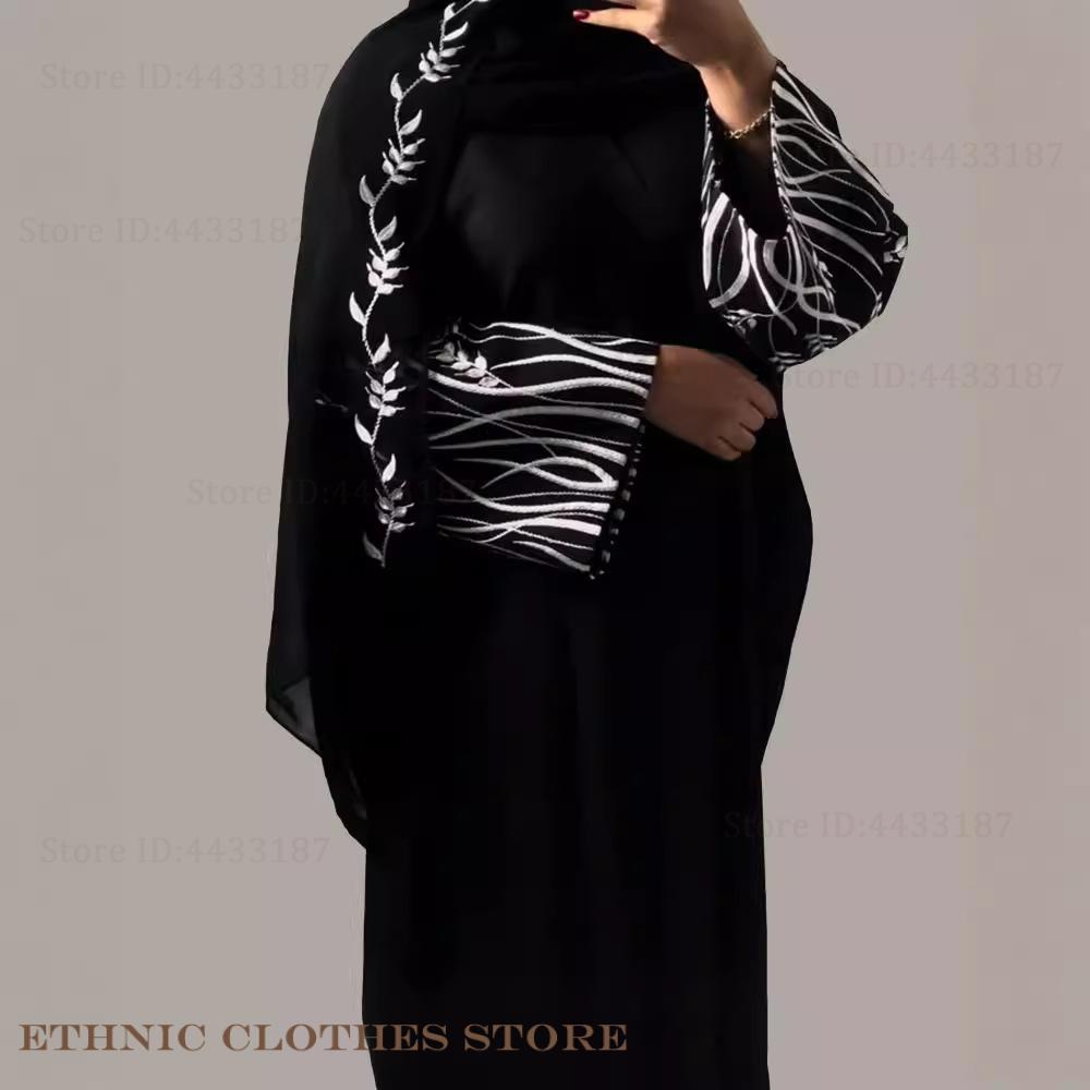 ชุดอาบายะปักลายสีดำสุดหรูสำหรั - Embroidery Kebaya บทวิจารณ์และราคา