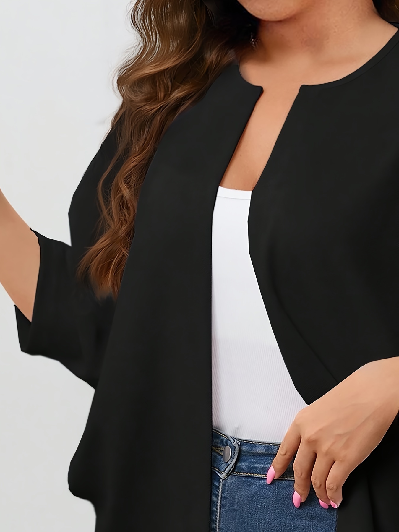 เสื้อคาร์ดิแกนเปิดด้านหน้าสำหร - Embroidery Online บทวิจารณ์และราคา
