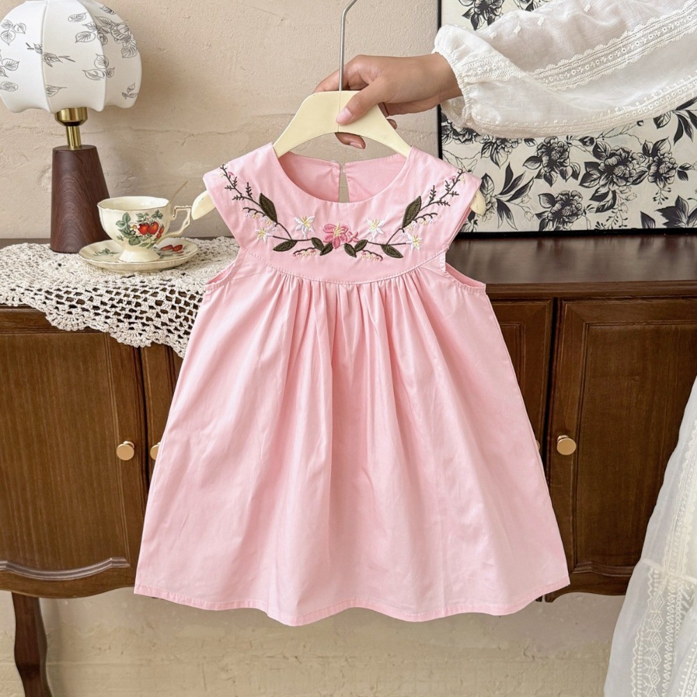 ชุดเดรสลำลองสำหรับเด็กผู้หญิงอ - Embroidery Yellow Dress บทวิจารณ์และราคา