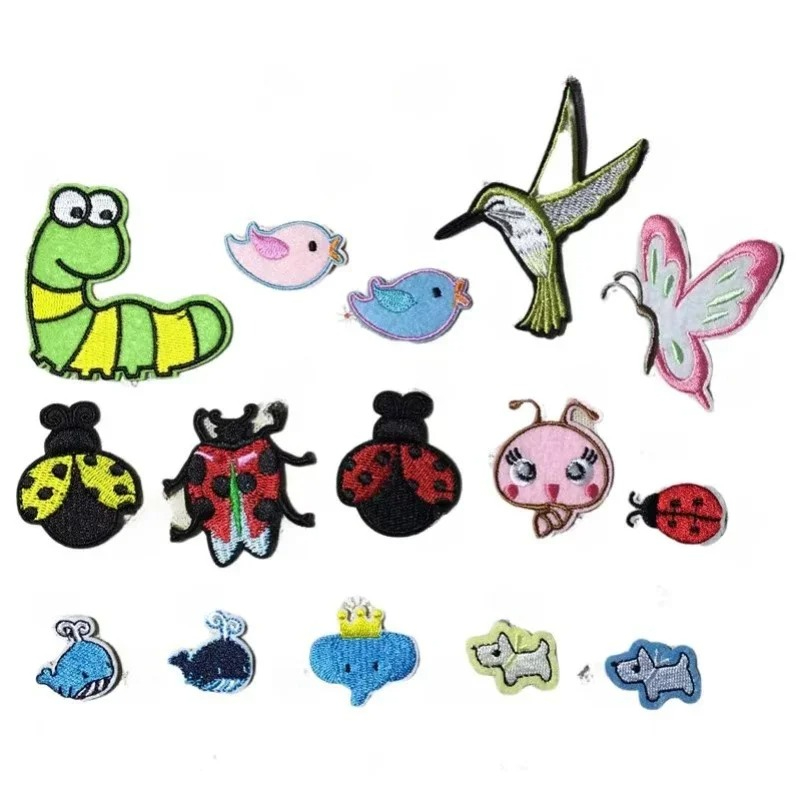 100ชิ้น/ล็อตหรูหราอะนิเมะเย็บป - Embroidery Lady Bug บทวิจารณ์และราคา