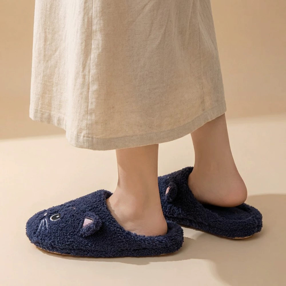 รองเท้าแตะขนสัตว์นุ่มสบายสำหรั - Embroidery Garments บทวิจารณ์และราคา
